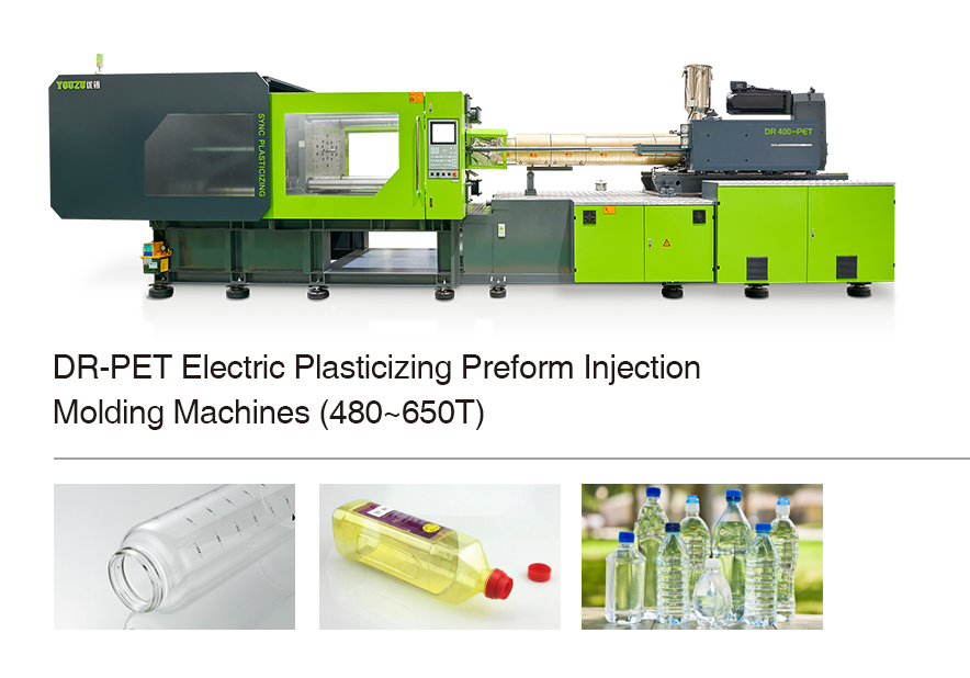 DR-PET Electric Plasticizing Preform Injection Molding Machines (480~650T)